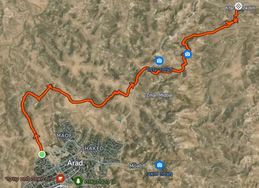 2026 Night Hike Route
