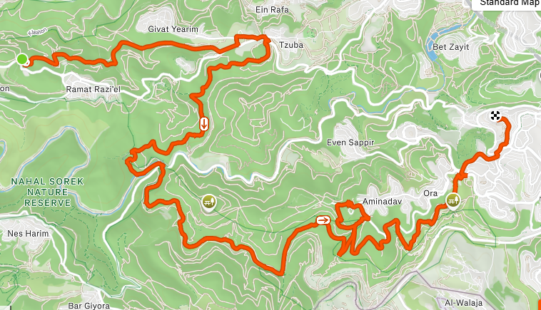 Trail November 12 Yar Kedoshin to ALYN